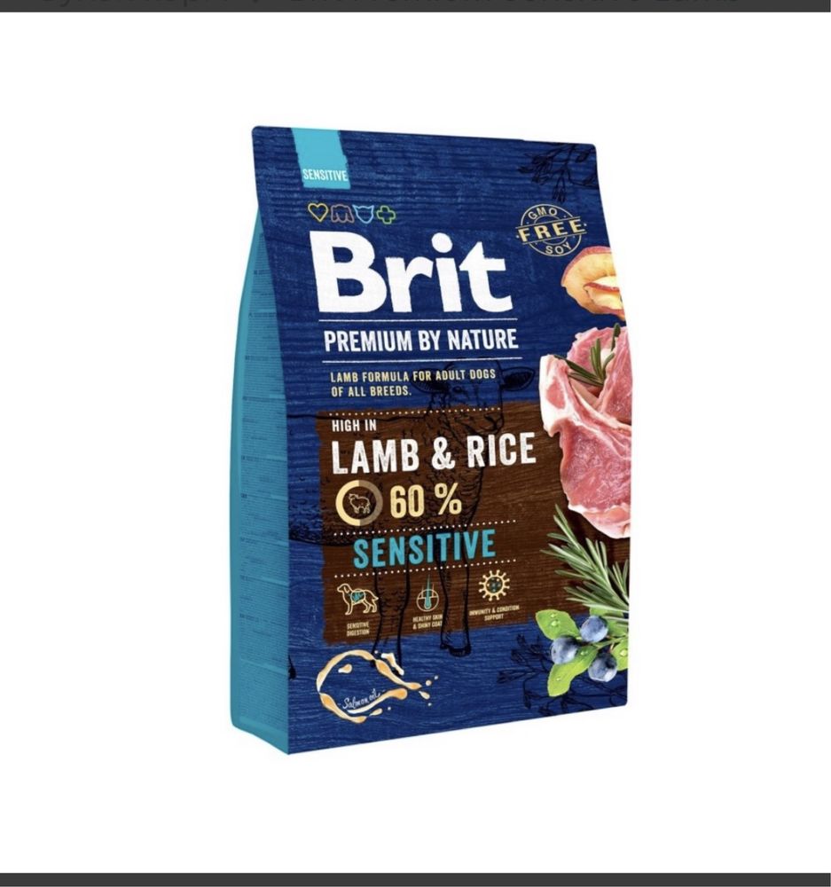 Brit Premium Sensitive Lamb собак чутливим травленням зі смаком 15 кг