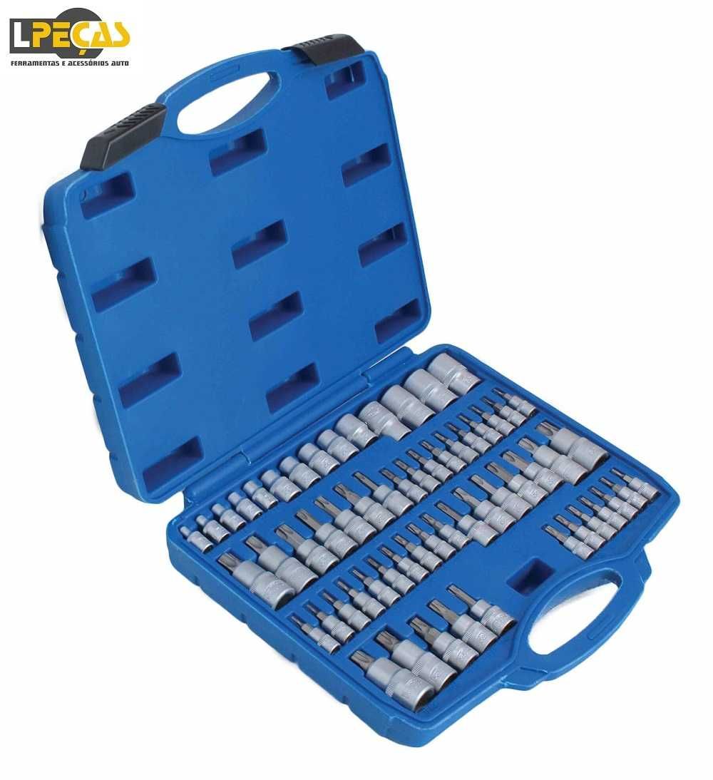 Jogo de Chave de Caixa Torx/BIT 60 PCS