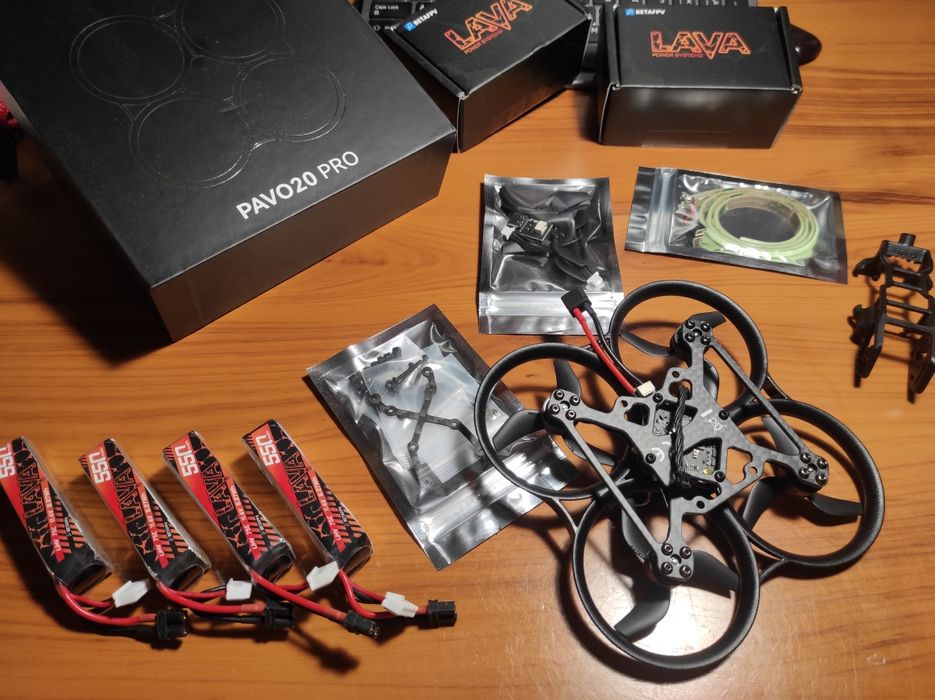 Дрон  GEPRC VAPOR D5 O4 Pro, Betafpv Pavo 20 Pro ELRS 2.4 +4 акума