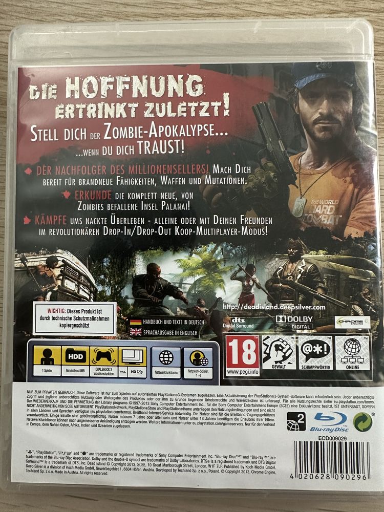 Dead Island Riptide PS3
