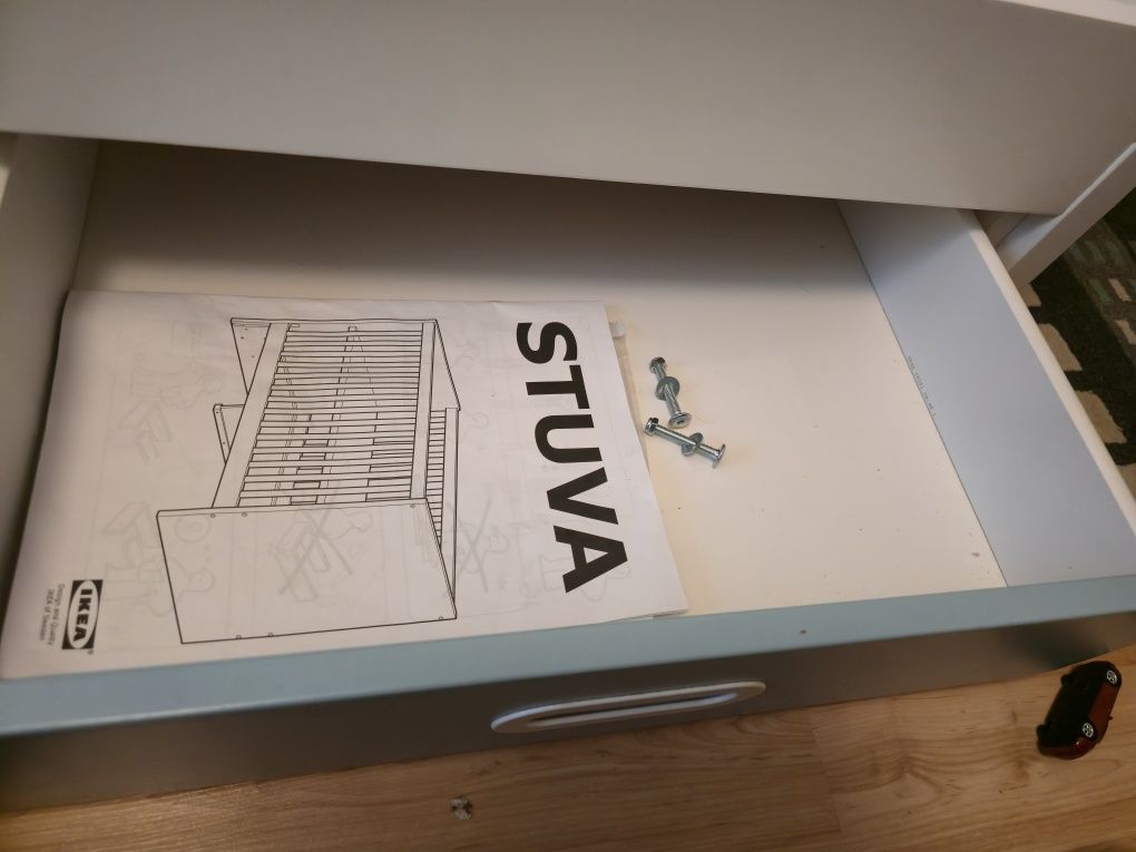 Łóżeczko STUVA IKEA z szufladami