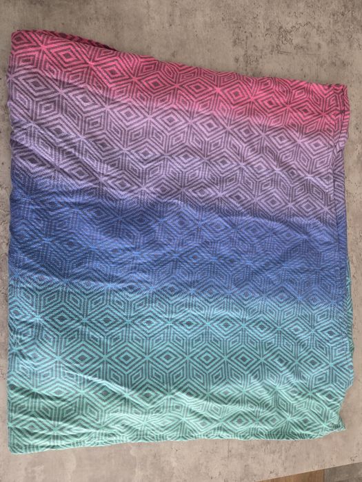 Chusta Little Frog - tęczowa