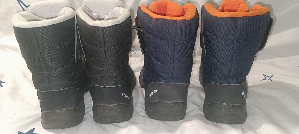 Зимние термосапожки Quechua waterproof сапоги 26 27 30 16 16,5 18см