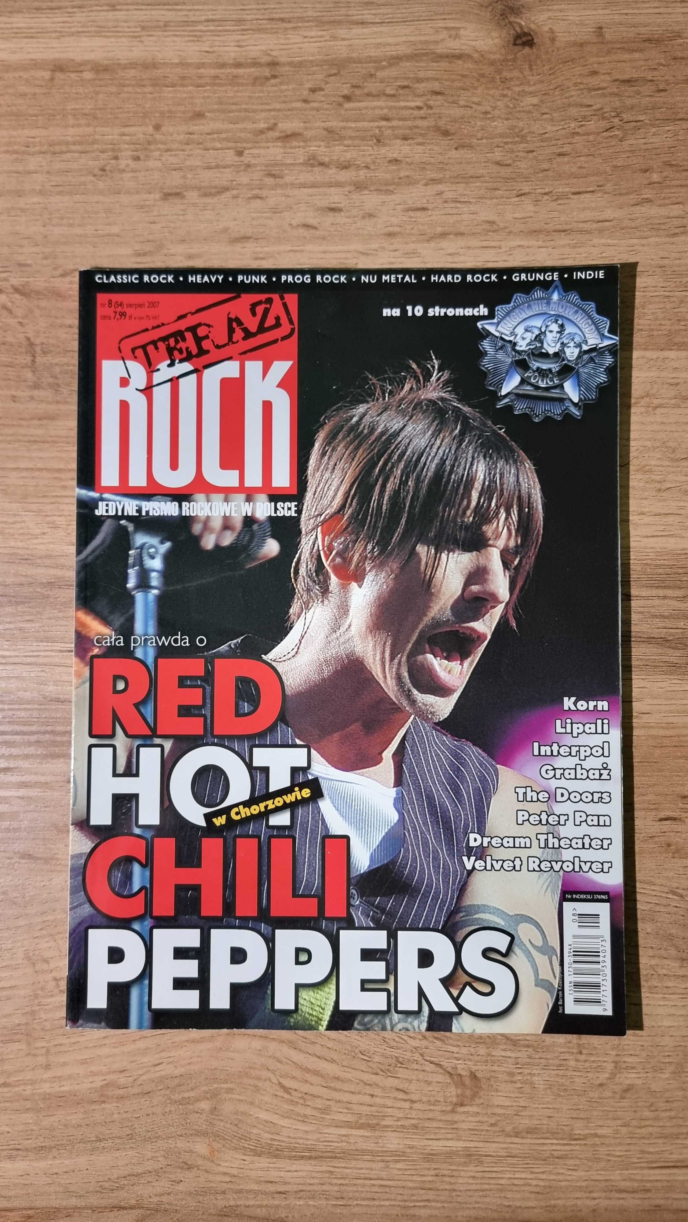 Teraz Rock 8/2007 - Red Hot Chili Peppers, The Police, Korn, The Doors