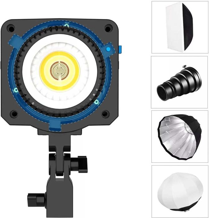 LED bicolor Sokani X100 100W c/ bolsa + 2 NP-F960 + 1 tripé