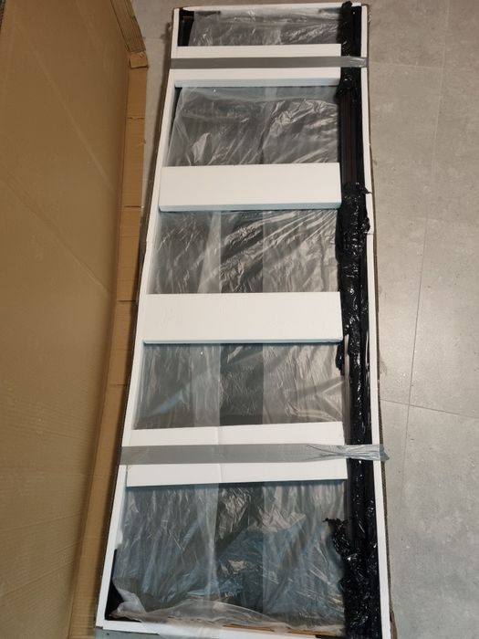 Drzwi prysznicowe przesuwne ze ścianką NT806 FLEX BERNSTEIN nowe