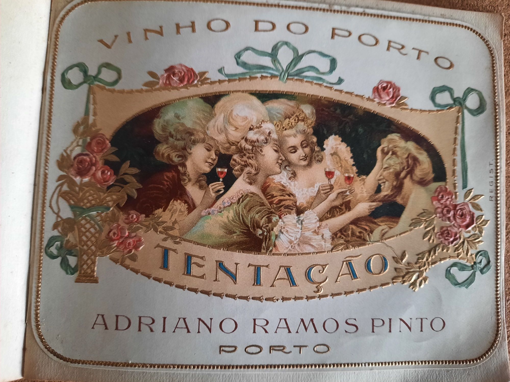 Catalogo de Rotulos originais Porto Ramos Pinto com 100 anos