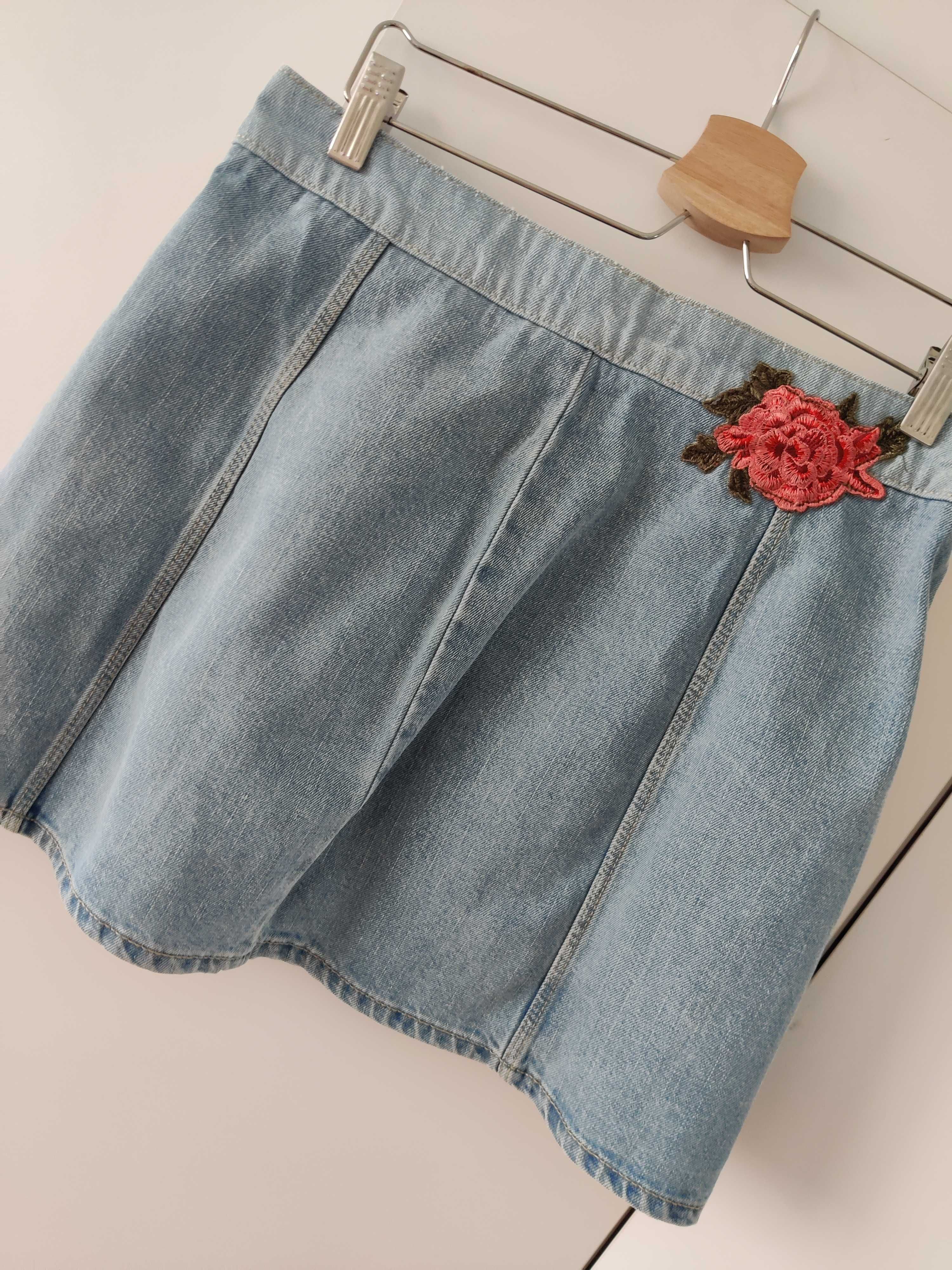 Krótka jeansowa spódnica Zara trafaluc rozmiar S