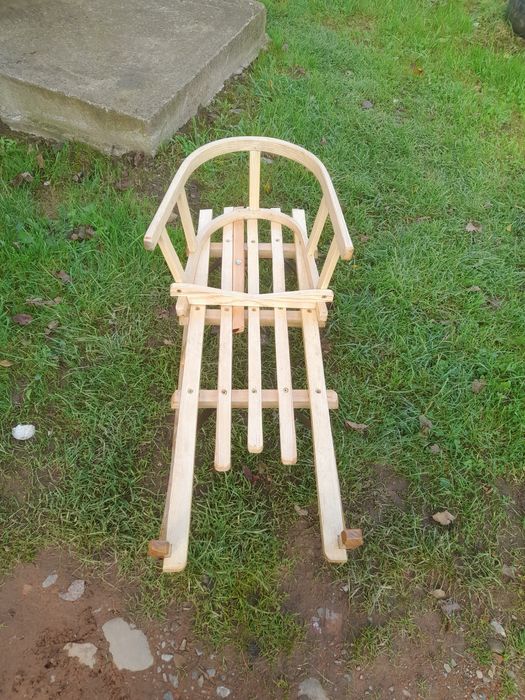 Санки дерев'яні (ясенові)