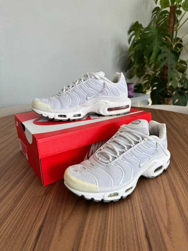 Białe/Butydamskiemęskie Nike Air Max Plus EU.40