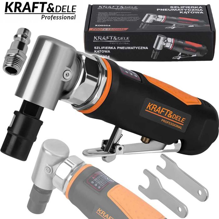 KRAFT&DELE Szlifierka Pneumatyczna Kątowa 90psi 6,2bar 21000rpm KD5954