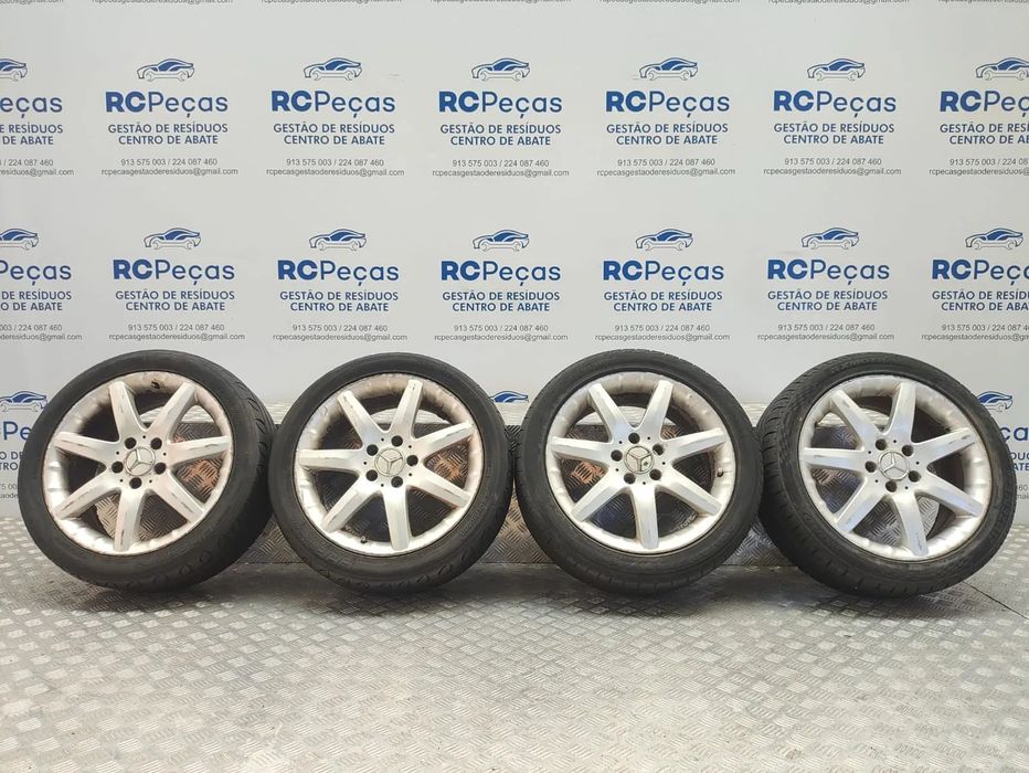 Conjunto Jantes 17 Originais Mercedes Benz Class C W203 7,5J ET37 5x112