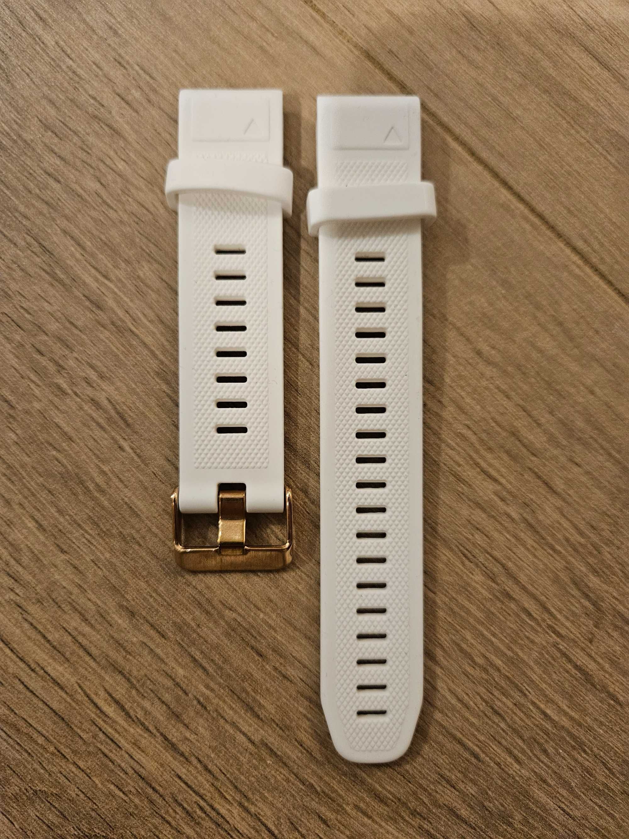 Pasek biały do zegarków garmin 20mm