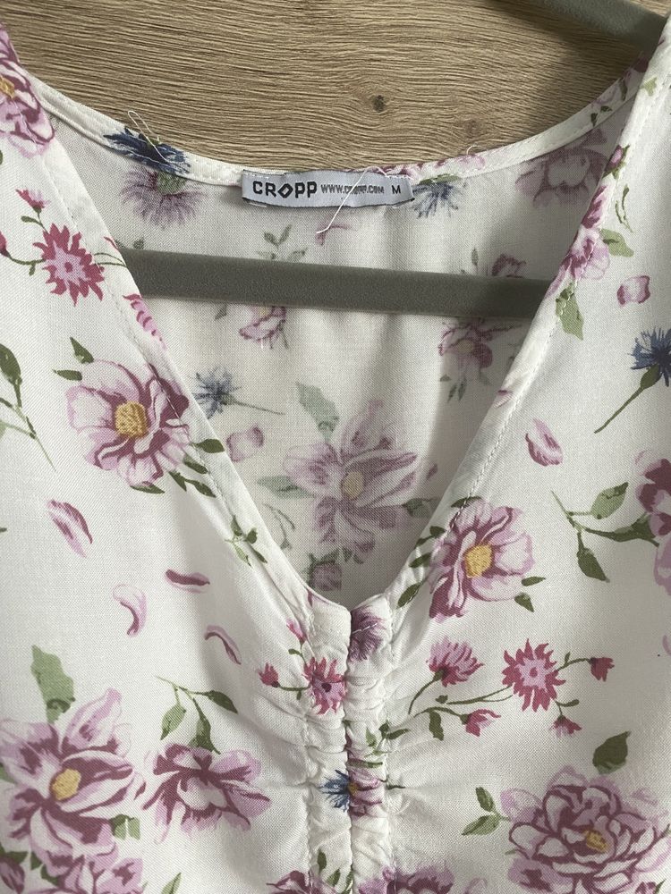 Bluzka kwiaty Cropp M