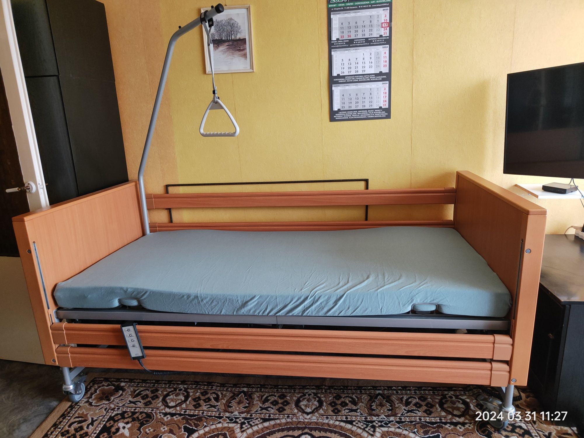 Łóżko rehabilitacyjne ELBUR PB331 L - Używane
