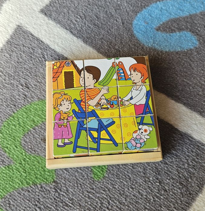 Кубики з малюнками пазл