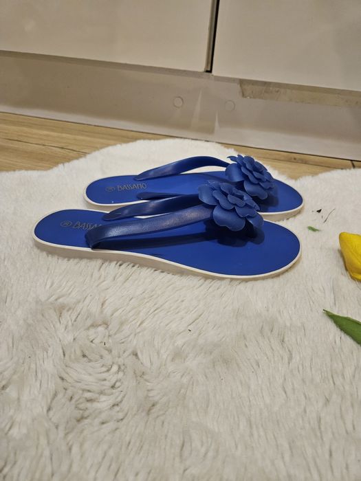 Japonki niebieskie z kwiatem 36 lato tanio