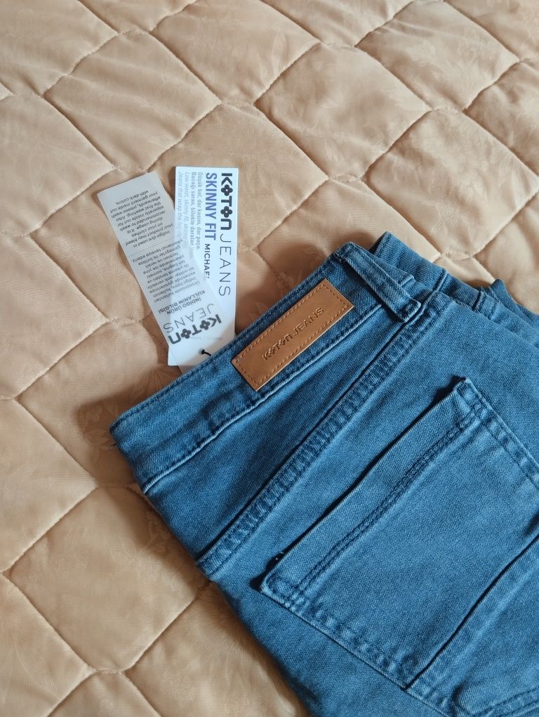 Джинси W32 L30 чоловічі сині Koton jeans MICHAEL 32 розмір
