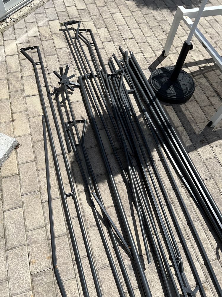 Металлические трубки на павильон naterial 3×3м