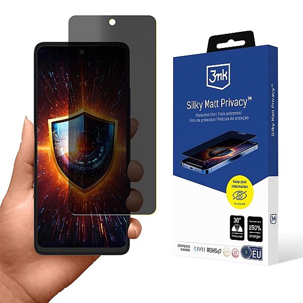 Folia ochronna prywatyzująca matowa 3mk Silky Matt Privacy na TCL 40 N