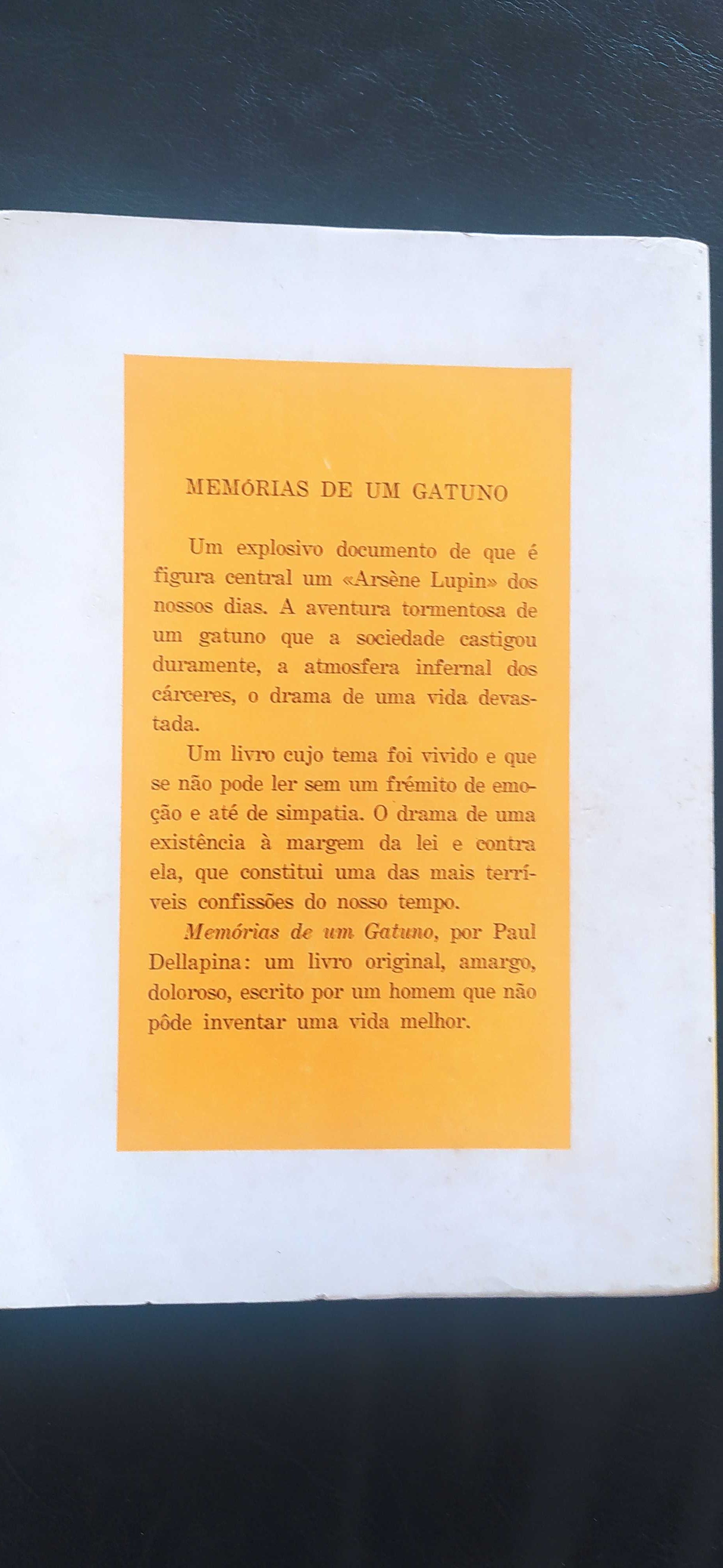 Livro: "Memórias de um Gatuno"