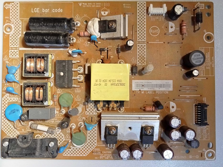 Placa de alimentação LG - PHILIPS -TCL - HISENSE - SAMSUNG