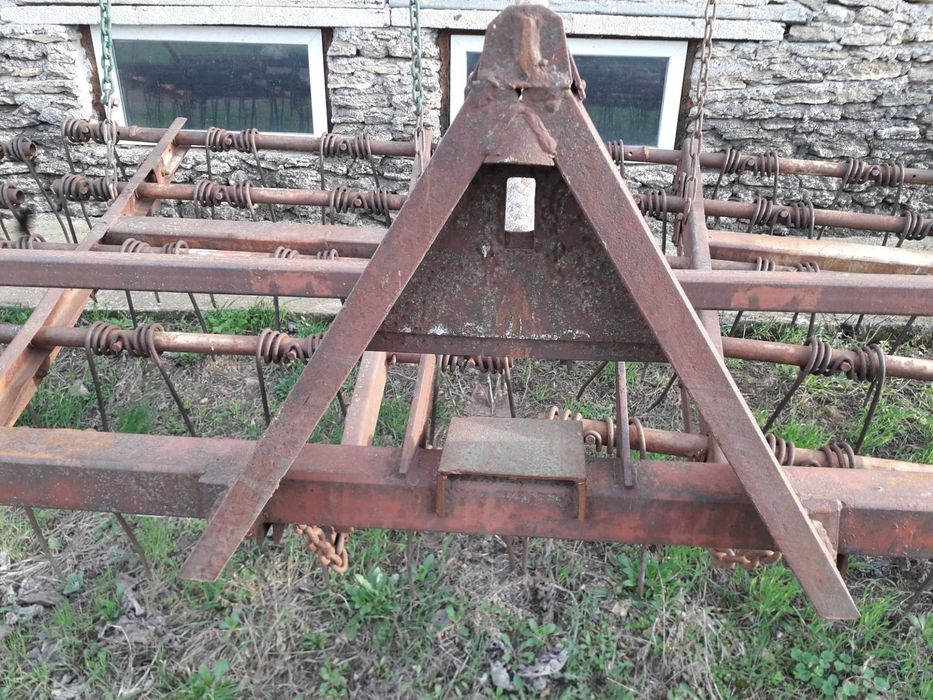 Борона пружинная навесная 6метров