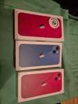 Piekny iPhone 13 idealny niebieski czerwony zamiana zamienie okazja