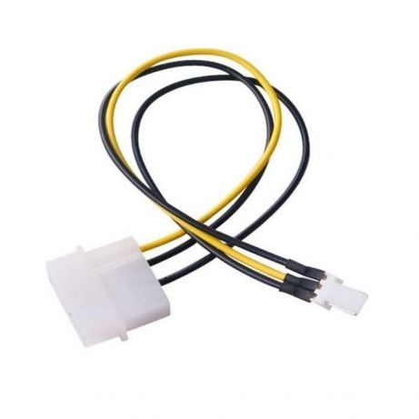 Переходник молекс 4 pin -> 3 pin fan кулер кабель питание cooler molex