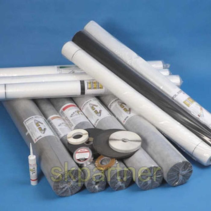 Покрівельні мембрани, гідробар'єри та паробар'єри, кровельні стрічки