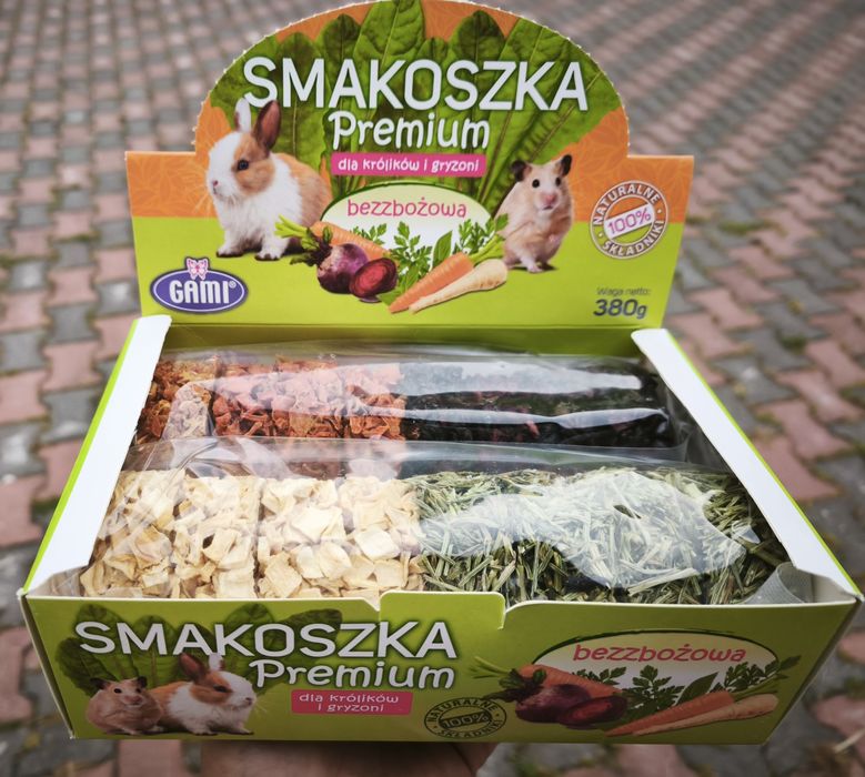 Ciasteczko dla gryzoni mix smaków do wyboru świnki, królika, chomika