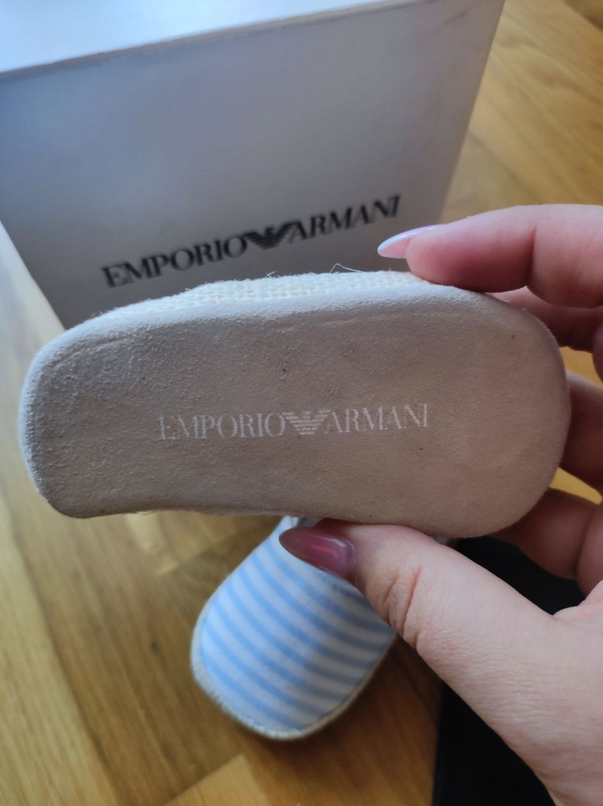 Emporio Armani   17 niemowlęce    C10
Espadryle XLS001 XOT12 A042 Whit