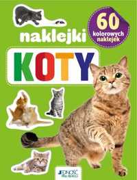 Koty. 60 kolorowych naklejek