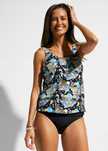 B.P.C tankini oversize z czarnymi figami r.46