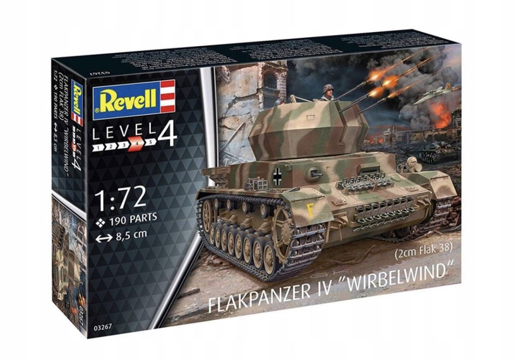 Model do sklejania Revell 03267 Flakpanzer IV Wirbelwind