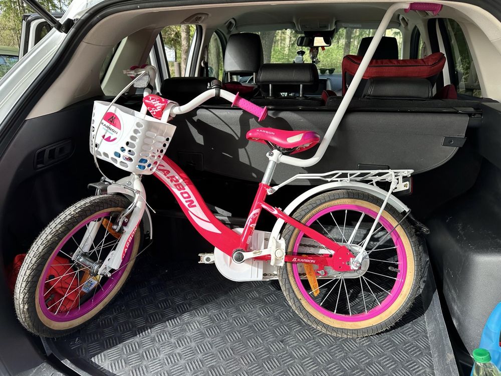 Rower dziecięcy. Różowy rower dla dziewczyni