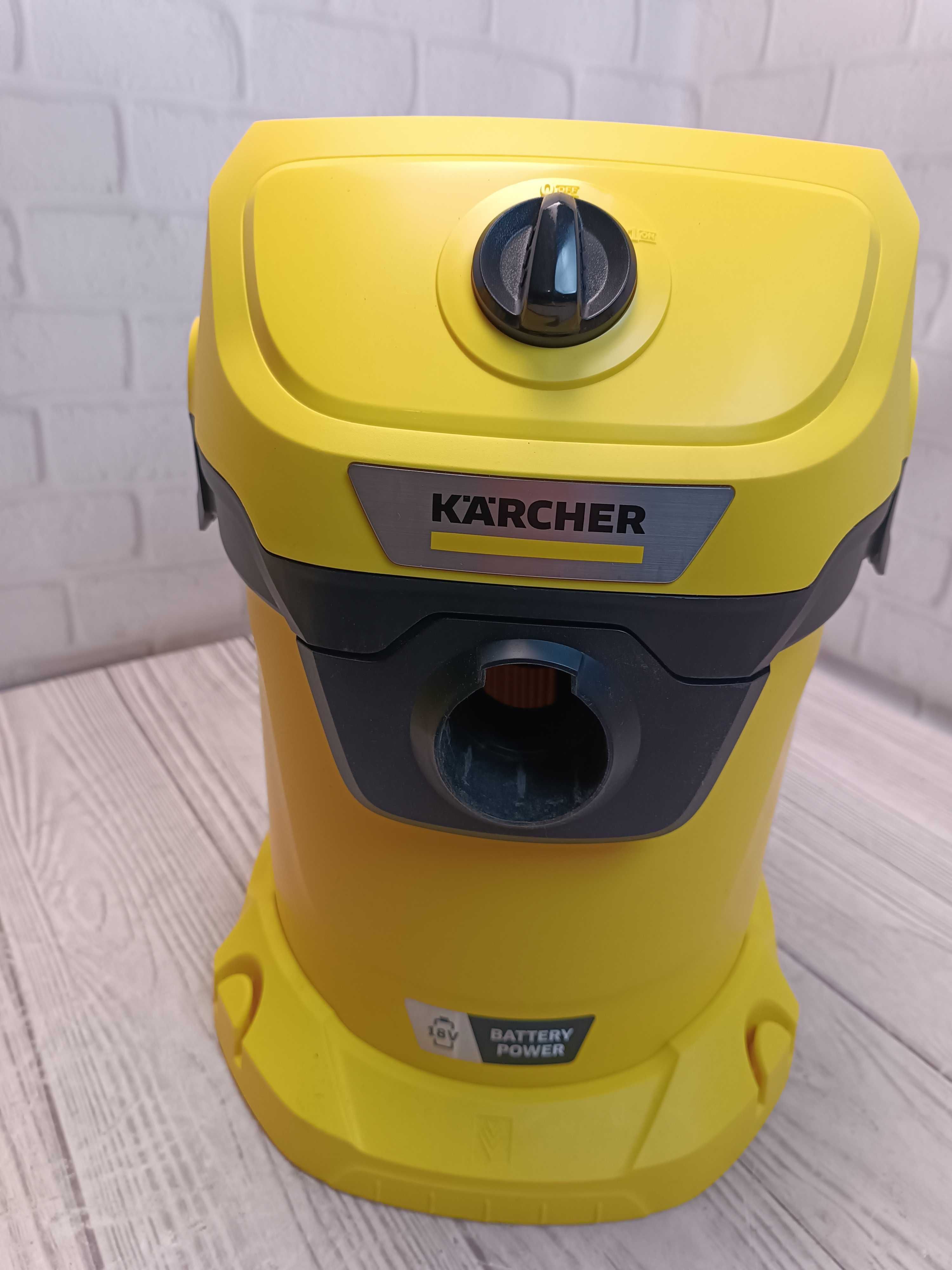 Kärcher WD 3-18 Акумуляторний пилосос будівельний, промисловий