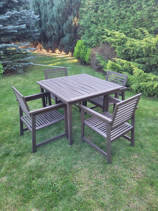 Zestaw ogrodowy - meble ogrodowe (krzesła + stół)