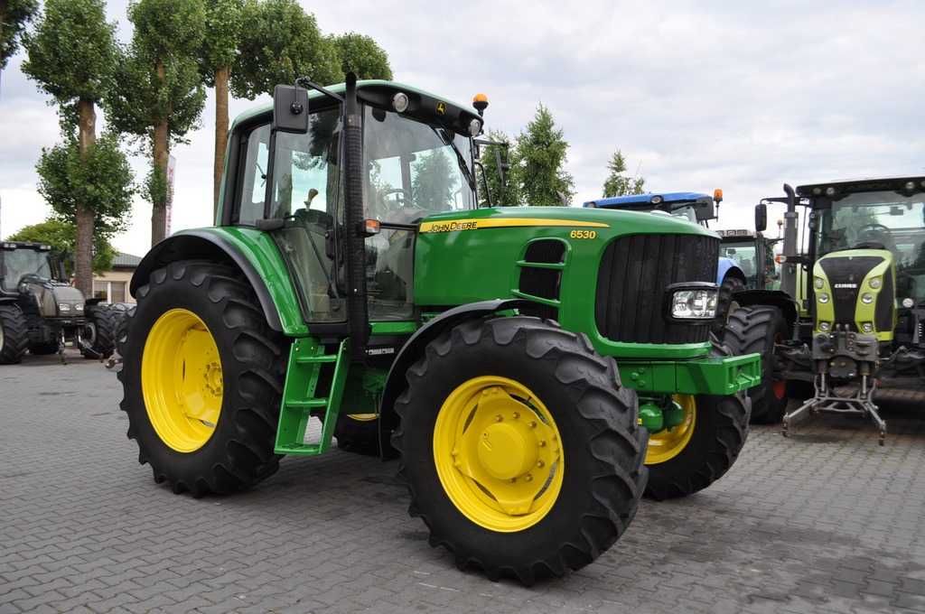 JOHN DEERE 6530 / Przednia oś TLS / Wolne biegi pełzające / PowrQuad /