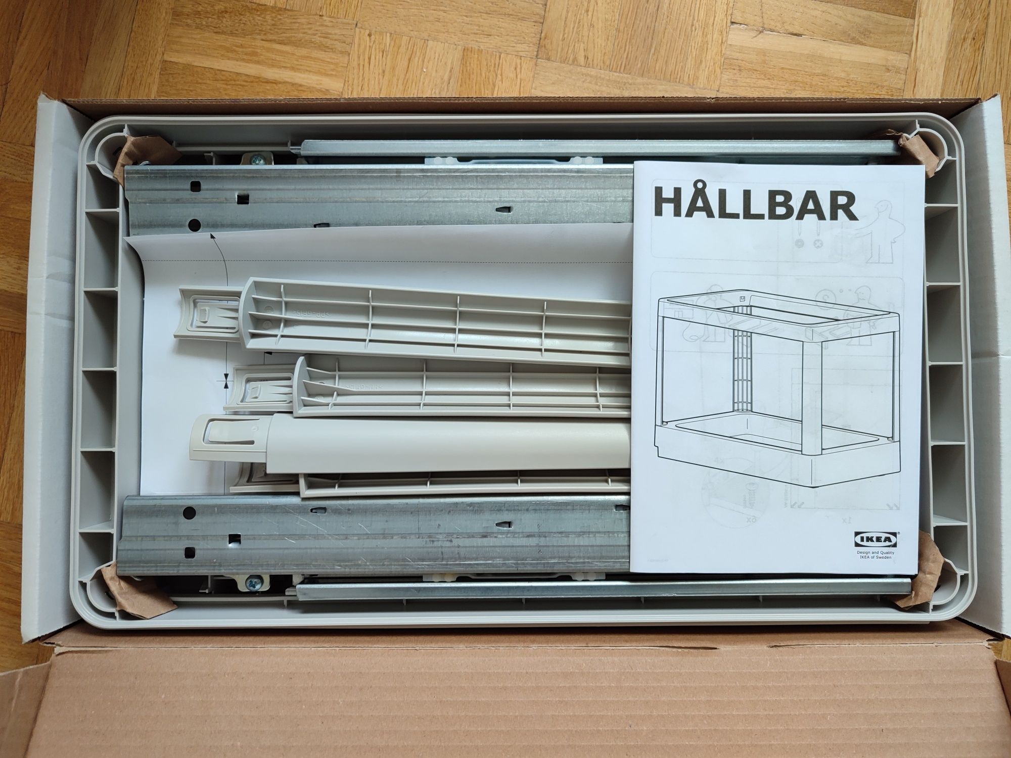 Hallbar wysuwana rama do sortowania Ikea
