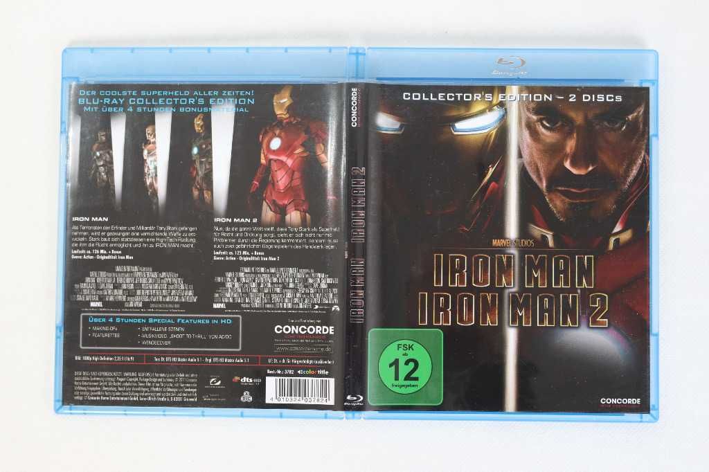 Film Blu ray Iron Man 2 disc EN DE