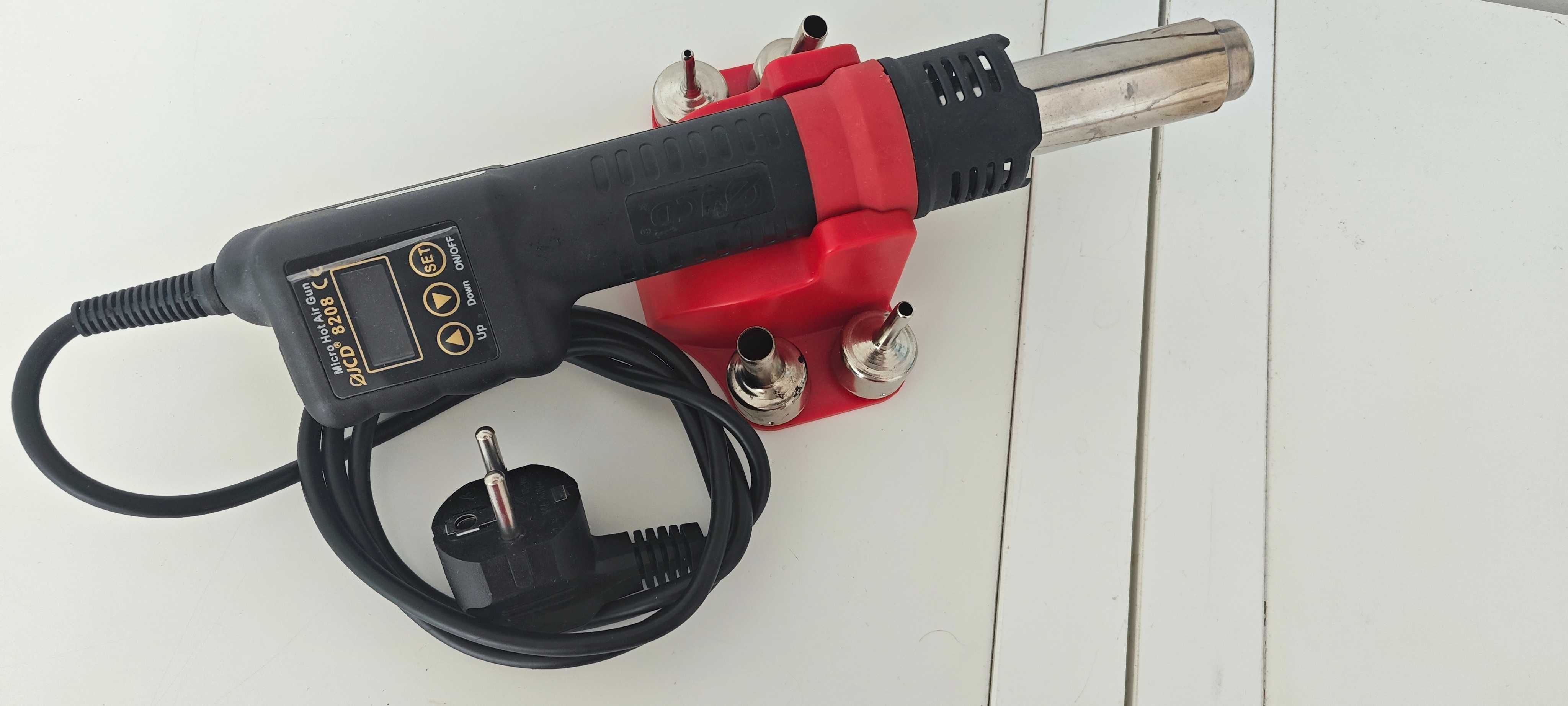 Stacja lutownicza JCD8208 HOT-AIR Lutownica na gorące powietrze 750w