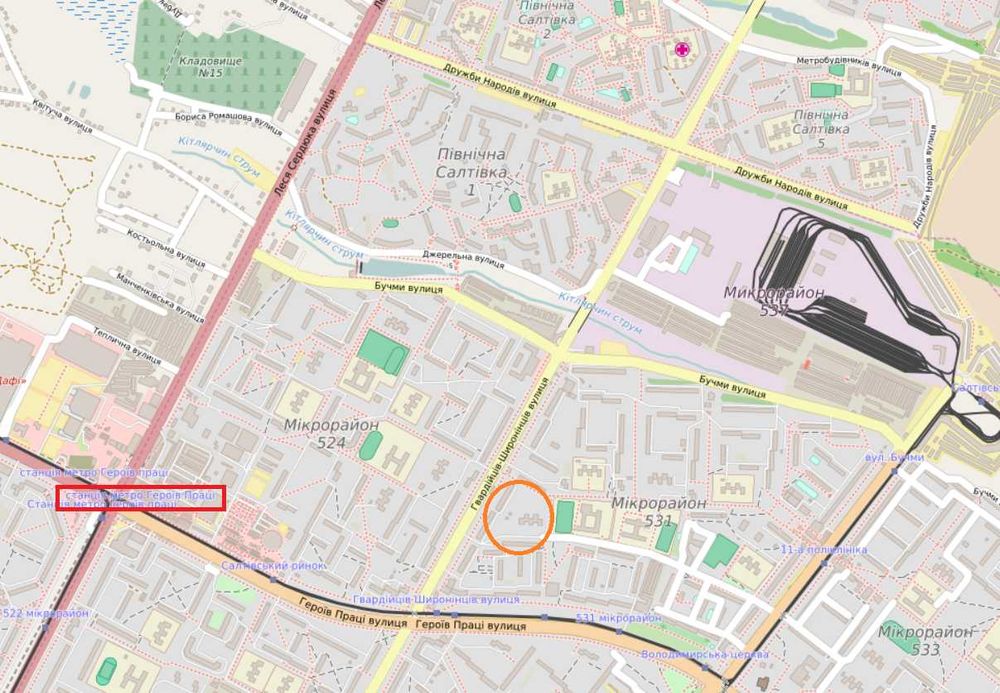 Сдаю 2 комн. квартиру на Салтовке. 531.Метро-пешком.