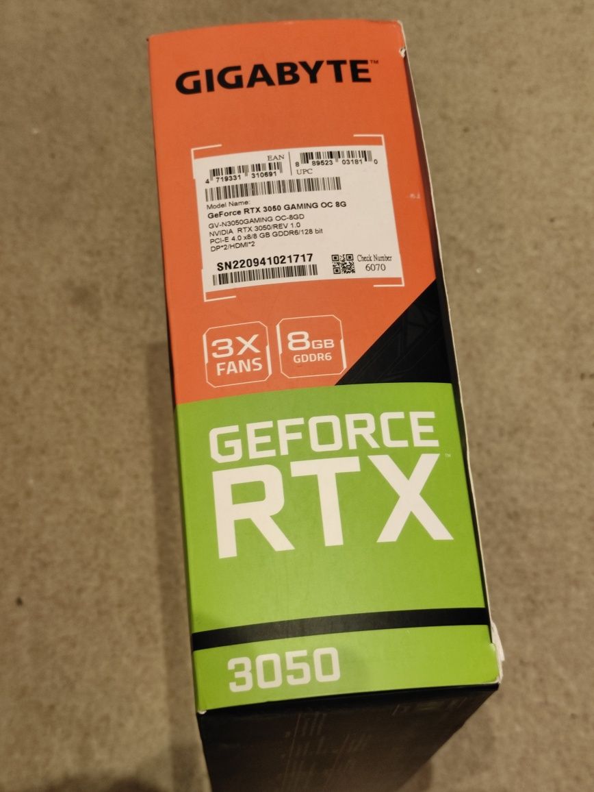 Karta graficzna Gigabyte RTX 3050