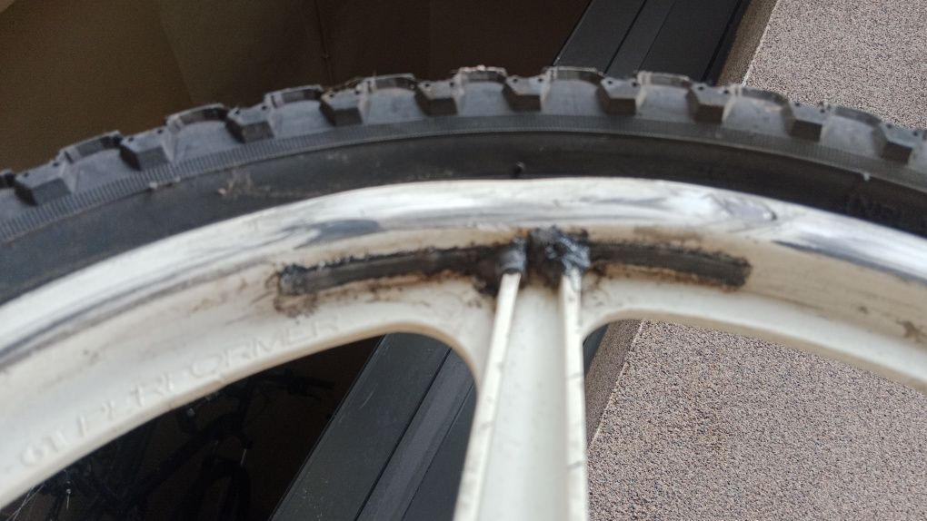 Stary 40 letni BMX rama niklowana koła plastikowe klasyk