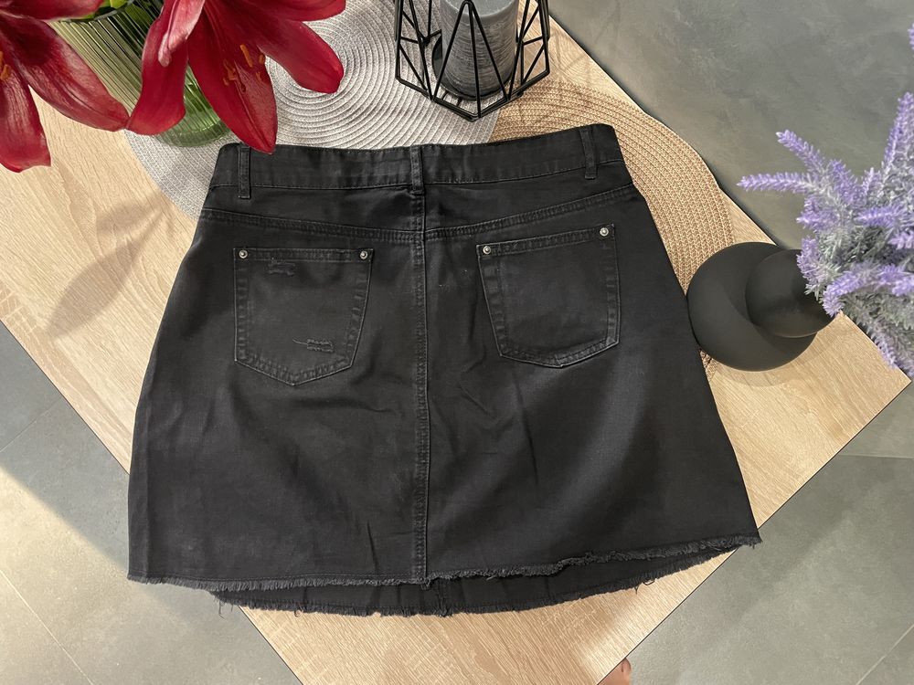 Черная джинсовая юбка tamnoon