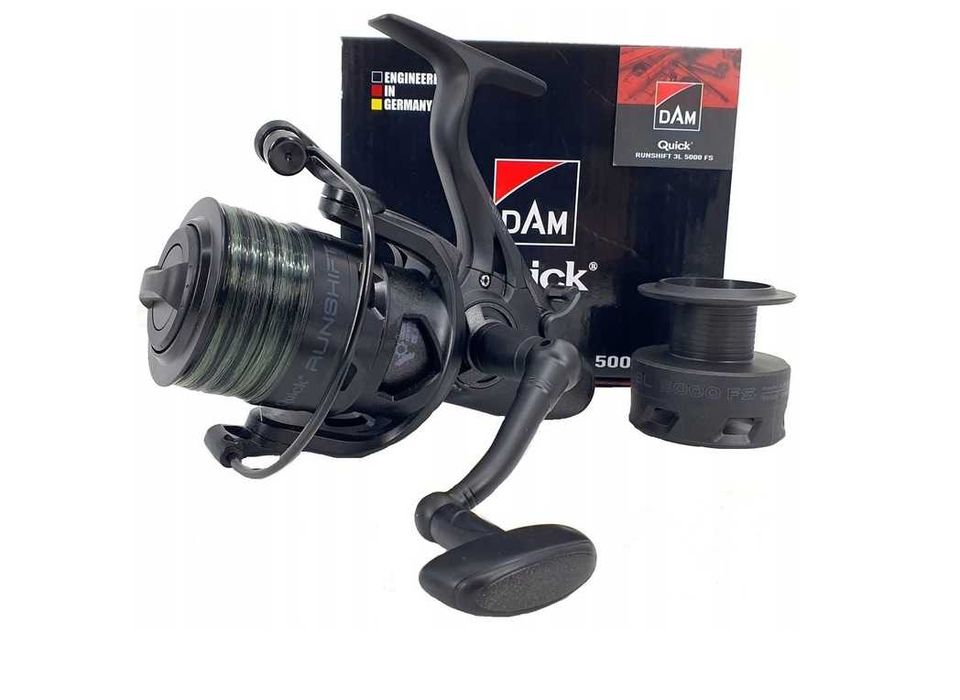 Kołowrotek dam RUNSHIFT 3L 5000 FS żyłka CAMO 12lb