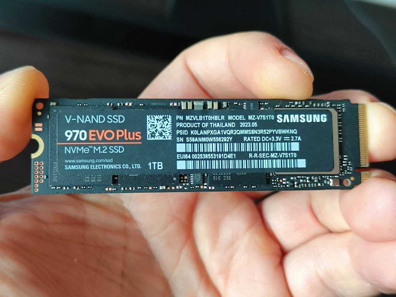 Новий SSD накопичувач Samsung 970 EVO Plus 1 TB (MZ-V7S1T0BW)