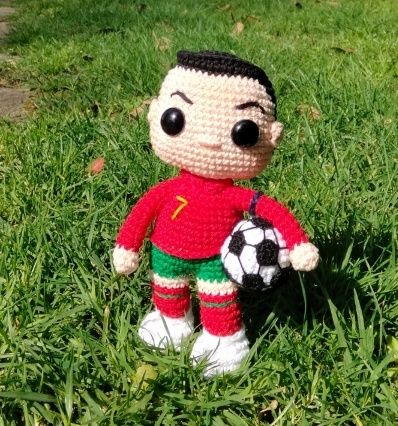 CR7 articulado - Amigurumi