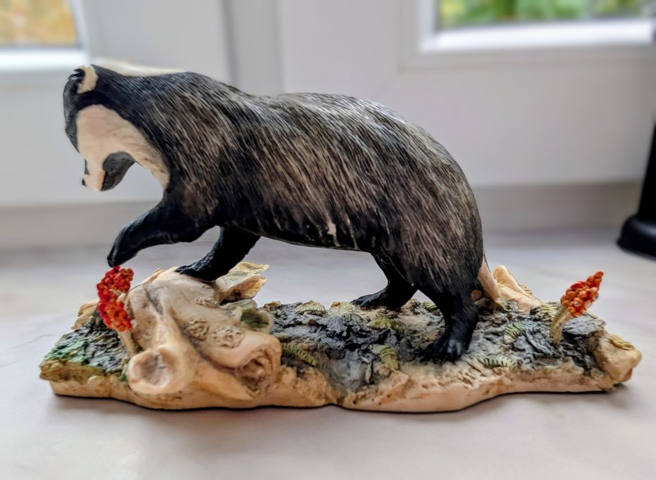 Borsuk figurka hand made Border Fine Arts 1988